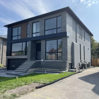 Sleek Modern Home Large Vinyl Windows