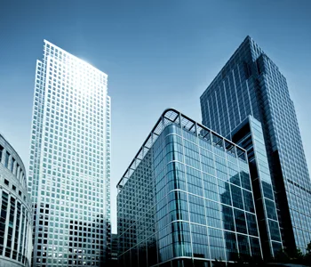 Unitized Curtain Wall Office Building Exterior